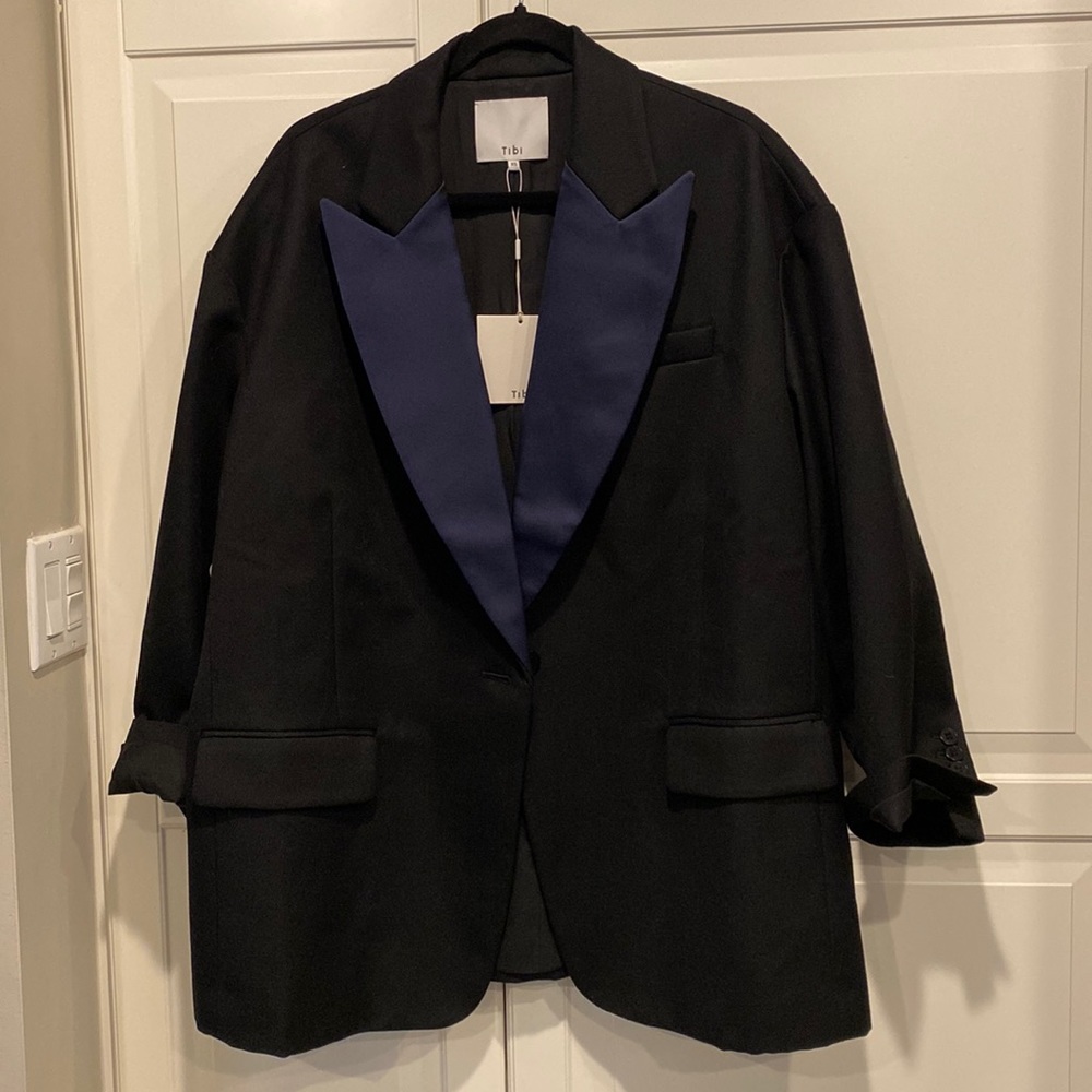 BNWT Tibi tux blazer Liam style in xs